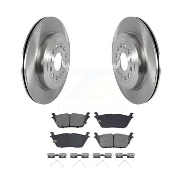 Rear Disc Brake Rotors And Semi-Metallic Pads Kit For Ram 1500 K8S-103613