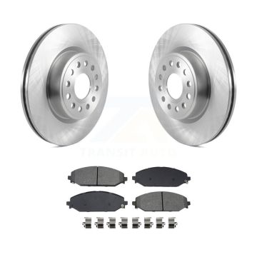 Front Disc Brake Rotors And Semi-Metallic Pads Kit For Ram 1500 K8S-103657