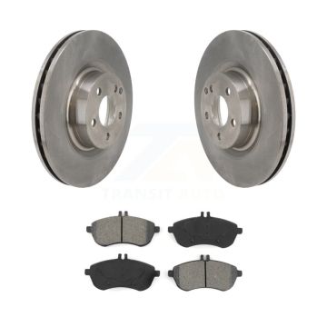 Front Brake Rotor & Semi-Metallic Pad Kit For Mercedes-Benz C250 Coupe With Sport Package K8S-103661