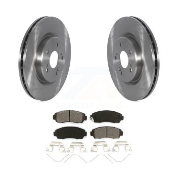 Front Disc Brake Rotors And Semi-Metallic Pads Kit For 2019-2023 Acura RDX K8S-103714