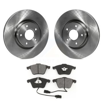 Front Disc Brake Rotors And Semi-Metallic Pads Kit For Volvo S40 K8S-103715