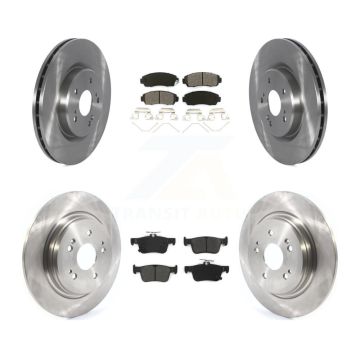 Front Rear Disc Brake Rotors And Semi-Metallic Pads Kit For 2019-2021 Acura RDX K8S-103716