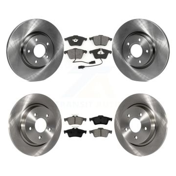 Front Rear Disc Brake Rotors And Semi-Metallic Pads Kit For Volvo S40 K8S-103718