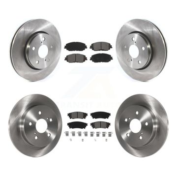 Front Rear Disc Brake Rotors And Semi-Metallic Pads Kit For Toyota C-HR K8S-103746
