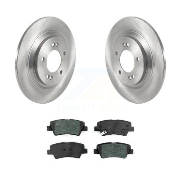 Rear Disc Brake Rotors And Semi-Metallic Pads Kit For 2019 Kia Niro EV K8S-103772