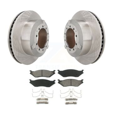 Front Brake Rotor Semi-Metallic Pad Kit For International TerraStar IC Corporation AE Bus K8S-103786