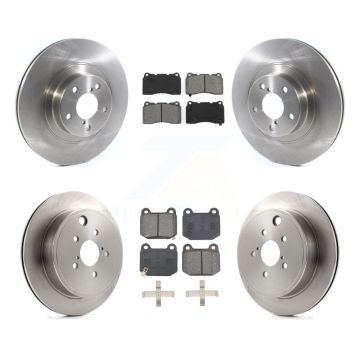 Front Rear Brake Rotor And Semi-Metallic Pad Kit For 2019 Toyota 86 Without Brembo Brakes K8S-103800