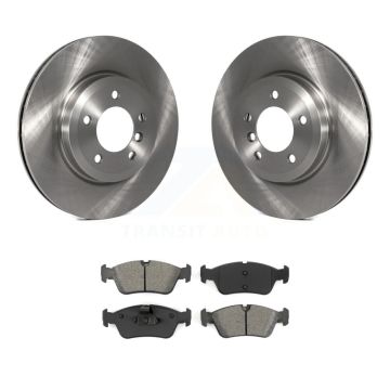 Front Disc Brake Rotor Semi-Metallic Pad Kit For BMW 320i With 325mm Diameter K8S-103824