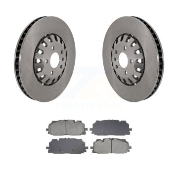 Front Disc Brake Rotors & Semi-Metallic Pad Kit For Audi Q7 Q8 A6 Quattro A7 Sportback A8 K8S-103837