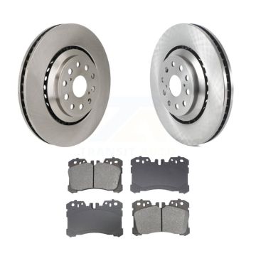 Front Disc Brake Rotors And Semi-Metallic Pads Kit For Lexus LS460 LS500 LS600h LS500h K8S-103843