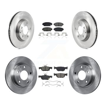 Front Rear Disc Brake Rotors And Semi-Metallic Pads Kit For Mazda CX-30 K8S-103875