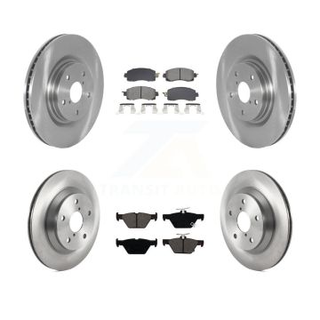 Front Rear Disc Brake Rotors And Semi-Metallic Pads Kit For Subaru Forester K8S-103880