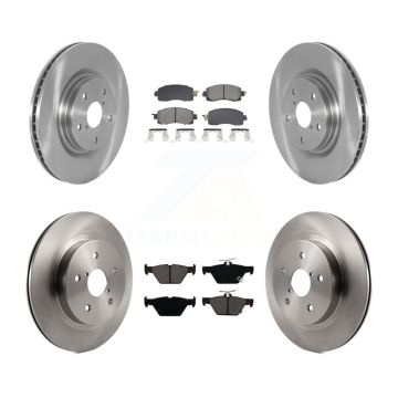 Front Rear Disc Brake Rotor And Semi-Metallic Pad Kit For 2020-2022 Subaru Outback Legacy K8S-103882