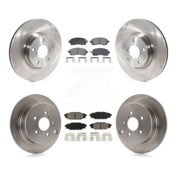 Front Rear Disc Brake Rotors And Semi-Metallic Pads Kit For Subaru Impreza K8S-103883