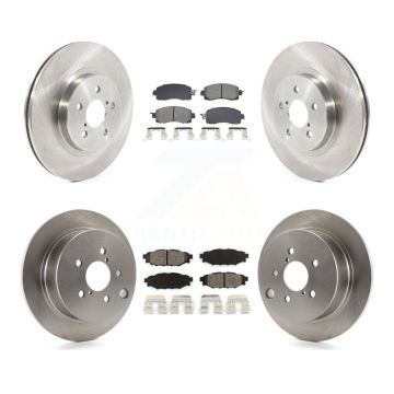 Front Rear Disc Brake Rotors And Semi-Metallic Pads Kit For Subaru Crosstrek Impreza K8S-103884