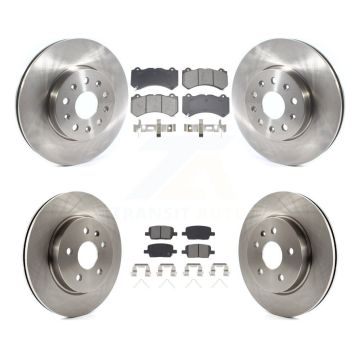 Front Rear Disc Brake Rotors And Semi-Metallic Pads Kit For Chevrolet Camaro LT LS K8S-103895