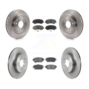 Front Rear Disc Brake Rotors And Semi-Metallic Pads Kit For Nissan Rogue Sport Qashqai K8S-103902