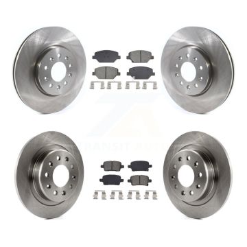 Front Rear Disc Brake Rotor Semi-Metallic Pad Kit For Chevrolet Equinox GMC Terrain Buick K8S-103912