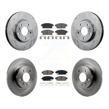 Front Rear Brake Rotor And Semi-Metallic Pad Kit For Chevrolet Cruze Buick Verano Orlando K8S-103921