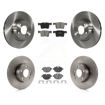 Front Rear Disc Brake Rotors And Semi-Metallic Pads Kit For BMW X3 X4 K8S-103924