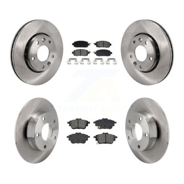Front Rear Brake Rotor Semi-Metallic Pad Kit For 2020-2023 Nissan Sentra Disc rear brakes K8S-103925