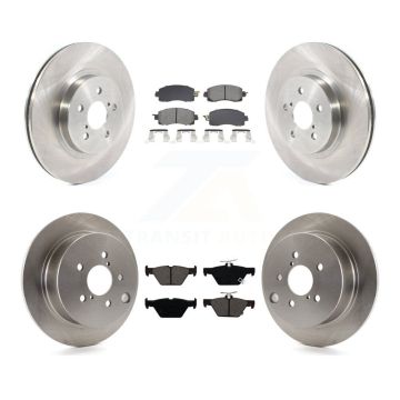 Front Rear Disc Brake Rotors And Semi-Metallic Pads Kit For Subaru Crosstrek K8S-103937