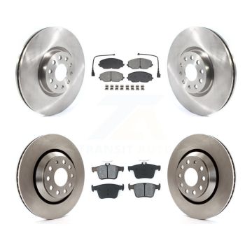 Front Rear Disc Brake Rotors And Semi-Metallic Pads Kit For Volkswagen Atlas Cross Sport K8S-103940