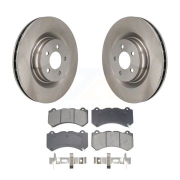 Front Disc Brake Rotors And Semi-Metallic Pads Kit For Dodge Challenger Charger K8S-103948