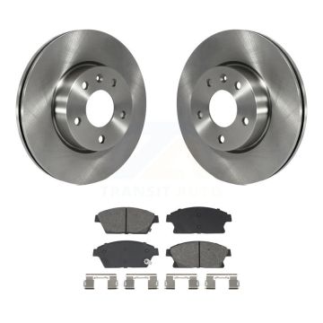 Front Disc Brake Rotors And Semi-Metallic Pads Kit For Cadillac ATS K8S-103949