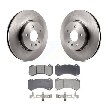 Front Disc Brake Rotors And Semi-Metallic Pads Kit For Cadillac ATS V K8S-103950
