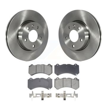 Front Brake Rotors Semi-Metallic Pad Kit For Cadillac ATS With 300mm Diameter Rotor K8S-103951