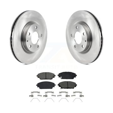 Front Disc Brake Rotors And Semi-Metallic Pads Kit For 2020-2023 Mazda CX-30 K8S-103962