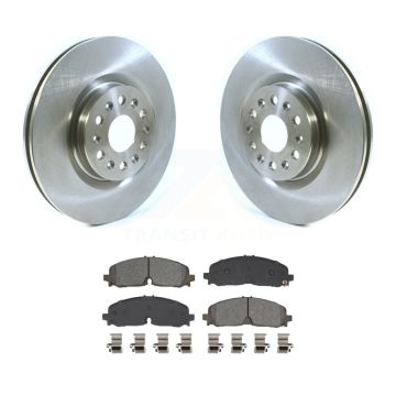 Front Disc Brake Rotors And Semi-Metallic Pad Kit For 2021 Cadillac XT5 Buick Enclave XT6 K8S-103967