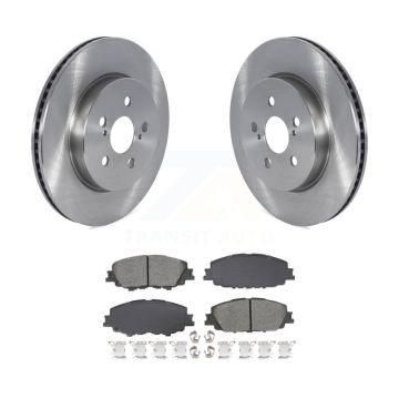 Front Disc Brake Rotors And Semi-Metallic Pads Kit For Toyota Corolla Prius Prime K8S-103975