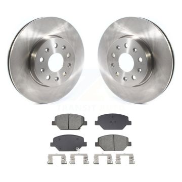 Front Disc Brake Rotor Semi-Metallic Pad Kit For Chevrolet Camaro Without Brembo Calipers K8S-103978