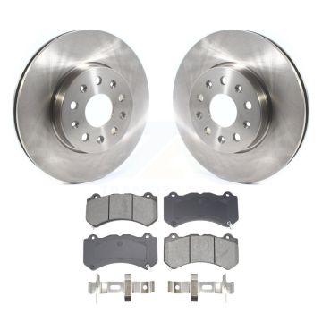 Front Disc Brake Rotors And Semi-Metallic Pads Kit For Chevrolet Camaro LT LS K8S-103979
