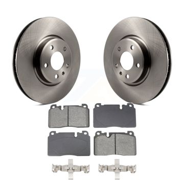 Front Disc Brake Rotors And Semi-Metallic Pads Kit For Audi Q5 K8S-103986