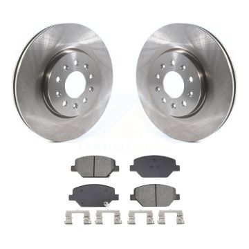 Front Brake Rotors Semi-Metallic Pad Kit For Chevrolet Equinox GMC Terrain Buick Envision K8S-103988