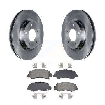 Front Disc Brake Rotors And Semi-Metallic Pads Kit For Mitsubishi Eclipse Cross K8S-103990