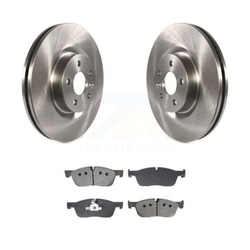 Front Disc Brake Rotors Semi-Metallic Pad Kit For Land Rover Discovery Sport Range Evoque K8S-103994