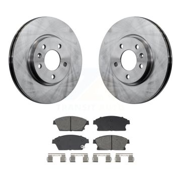 Front Brake Rotor And Semi-Metallic Pad Kit For Chevrolet Cruze Buick Verano Orlando Volt K8S-103995