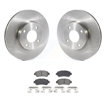 Front Disc Brake Rotors And Semi-Metallic Pads Kit For Nissan Kicks Versa K8S-104000