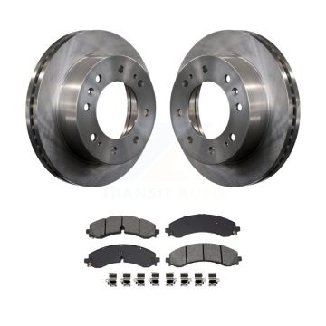 Front Brake Rotor & Semi-Metallic Pad Kit For GMC Chevrolet Sierra 2500 HD Silverado 3500 K8S-104003