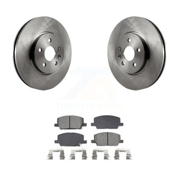 Front Disc Brake Rotors And Semi-Metallic Pads Kit For Buick Encore Chevrolet Trax K8S-104010