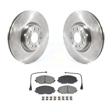 Front Disc Brake Rotors And Semi-Metallic Pads Kit For Volkswagen Atlas Cross Sport K8S-104011