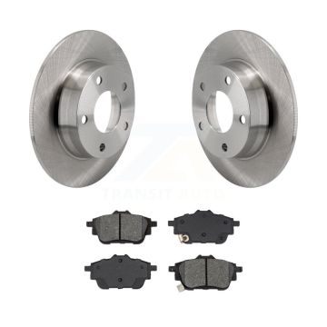 Rear Disc Brake Rotors Semi-Metallic Pad Kit For 2020-2023 Nissan Sentra rear brakes K8S-104015