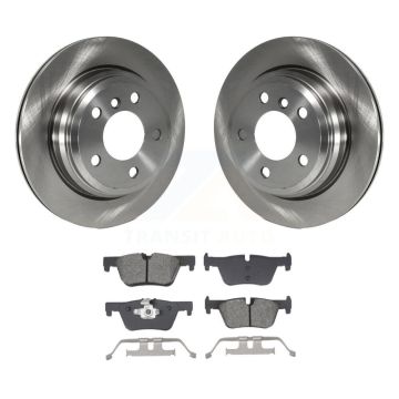 Rear Brake Rotors Semi-Metallic Pad Kit For BMW 328i xDrive 330i 320i 428i 328d 430i Gran K8S-104016