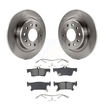 Rear Brake Rotors Semi-Metallic Pad Kit For Buick Envision With 288mm Diameter Rotor K8S-104022