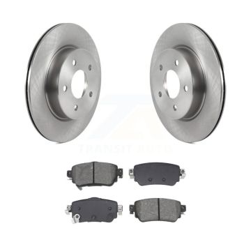 Rear Disc Brake Rotors And Semi-Metallic Pads Kit For Nissan Rogue Sport Qashqai LEAF K8S-104024