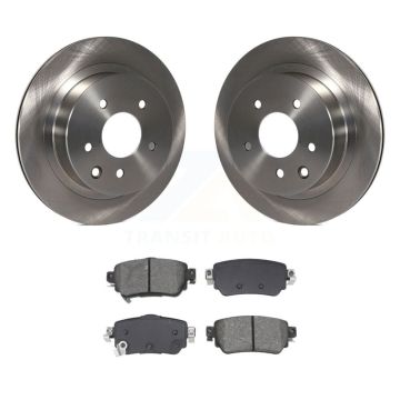 Rear Brake Rotor Semi-Metallic Pad Kit For Nissan Rogue Sport With Electric Parking K8S-104025